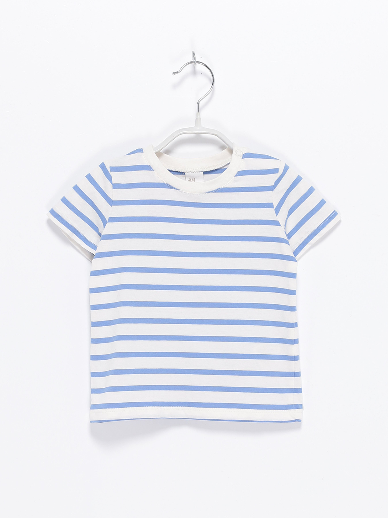 Футболки и поло H&M модель 0725787_білий з блакитним Фото