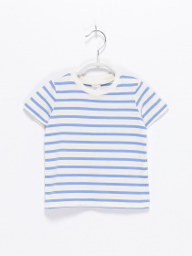 Футболки и поло H&M модель 0725787_білий з блакитним Фото