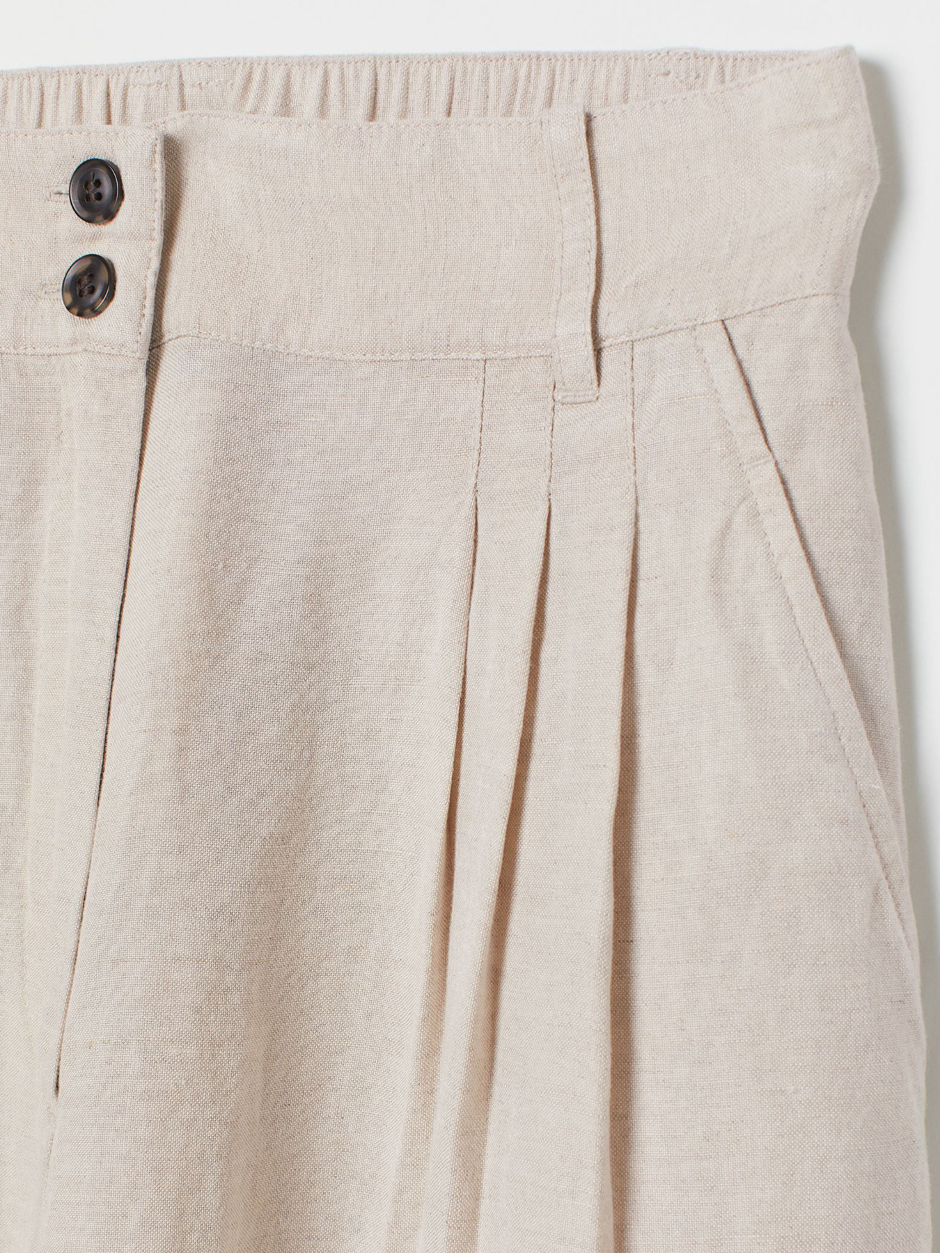Брюки H&M модель 0730566_с.бежевий Фото