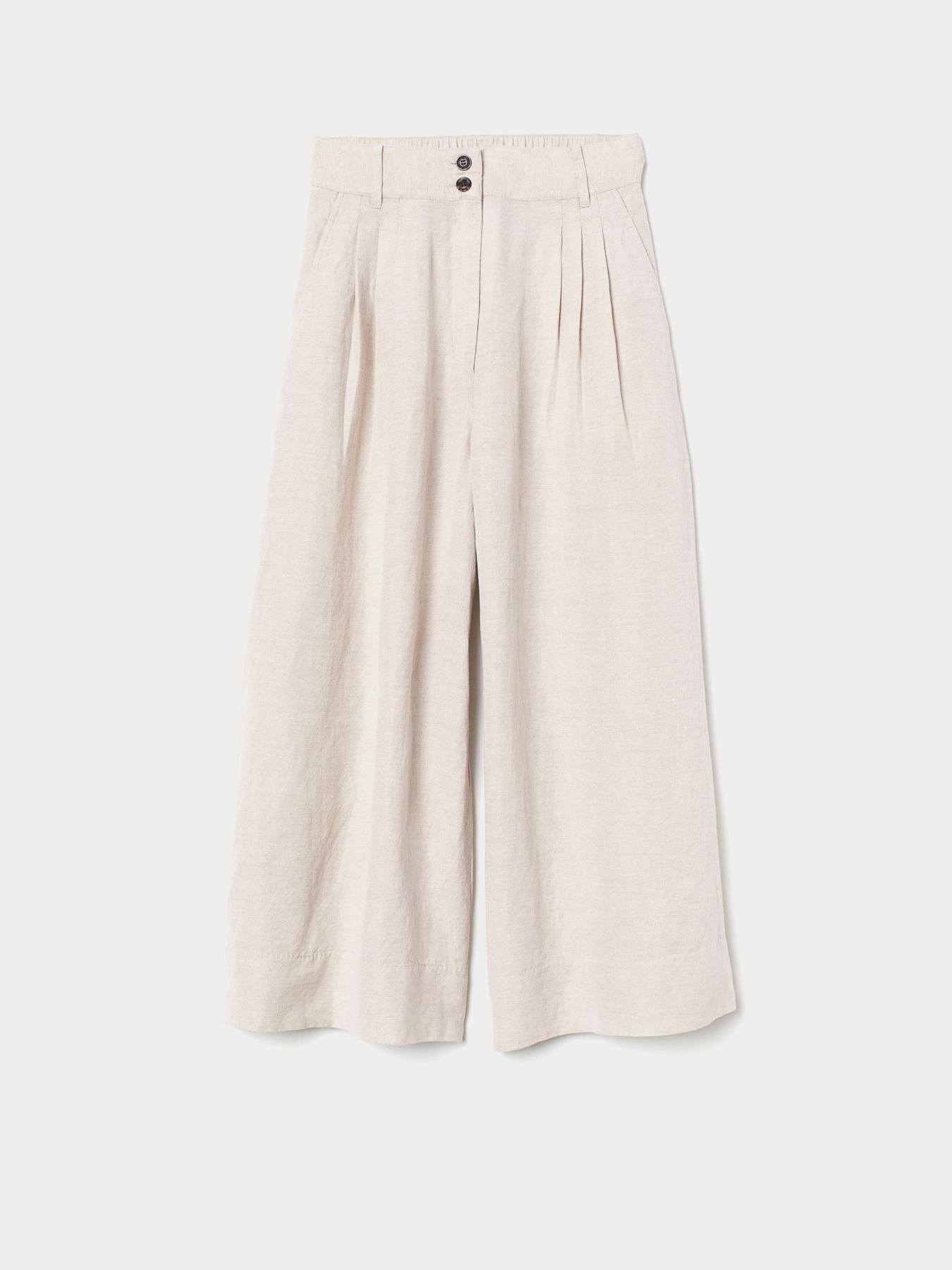Брюки H&M модель 0730566_с.бежевий Фото