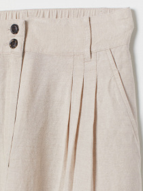 Брюки H&M модель 0730566_с.бежевий Фото