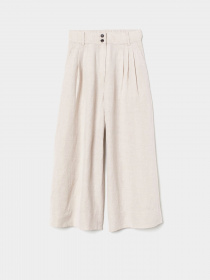 Брюки H&M модель 0730566_с.бежевий Фото