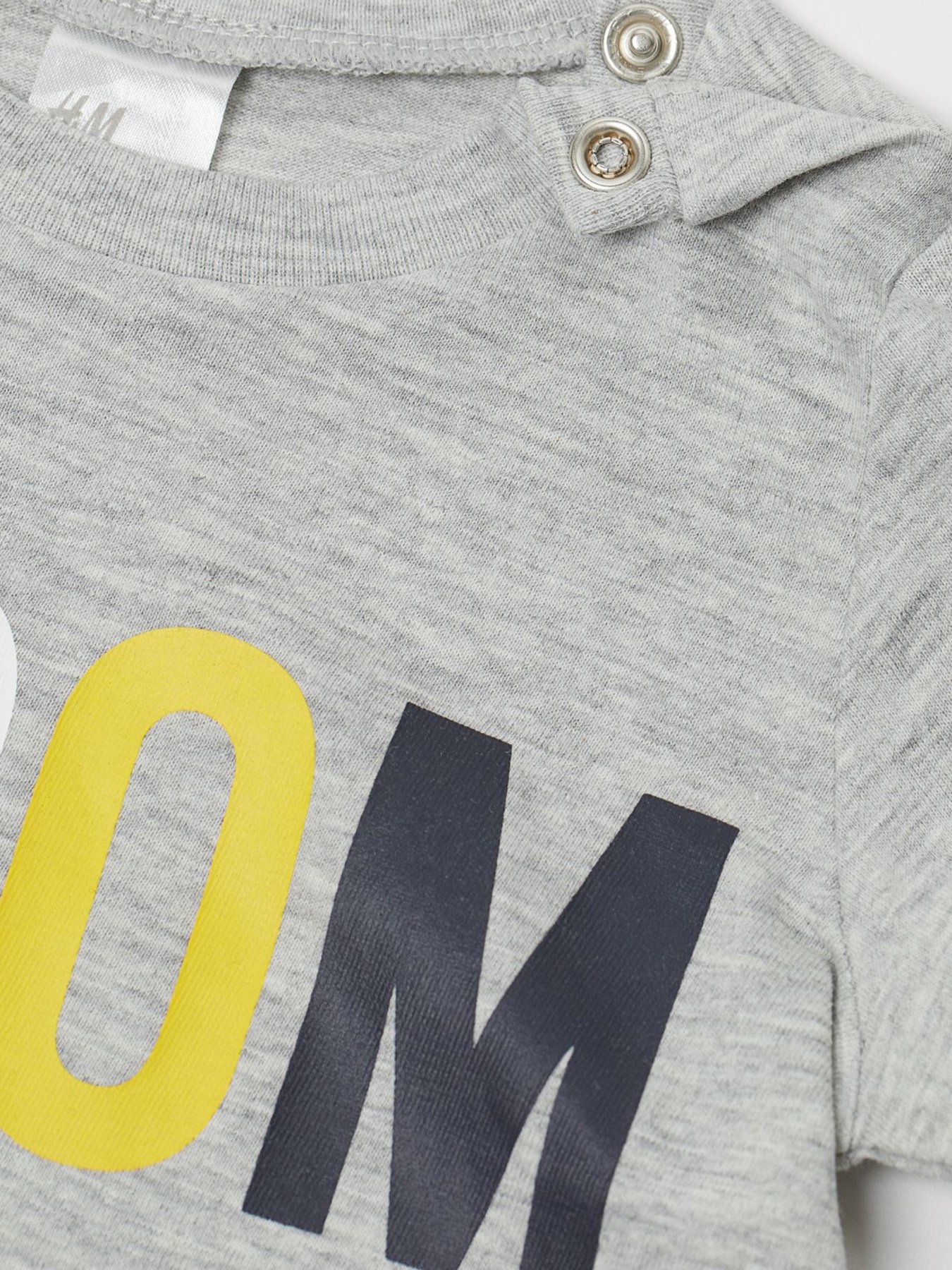 Футболки і поло H&M модель 0743906_сірий комб. Фото