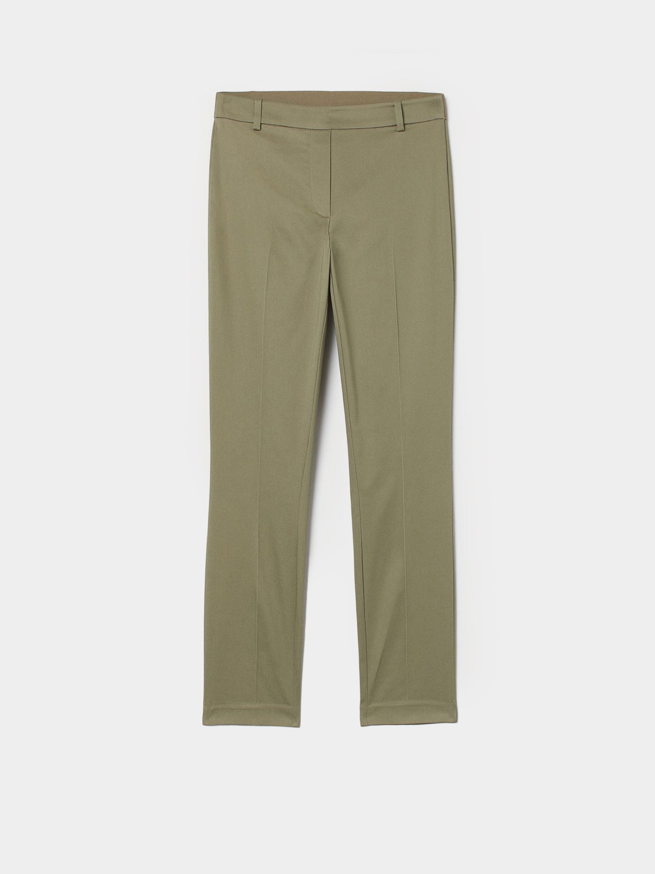 Брюки H&M модель 0783346_оливковий Фото