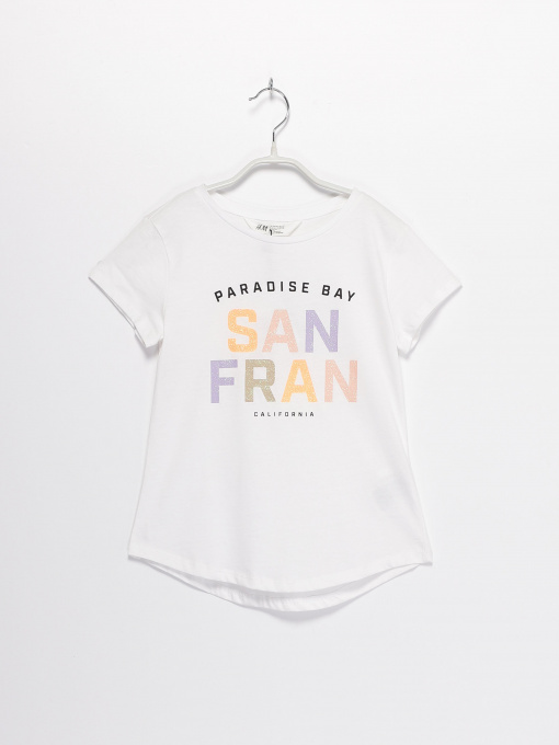 Футболки и поло H&M модель 0804741_білий комб. Фото