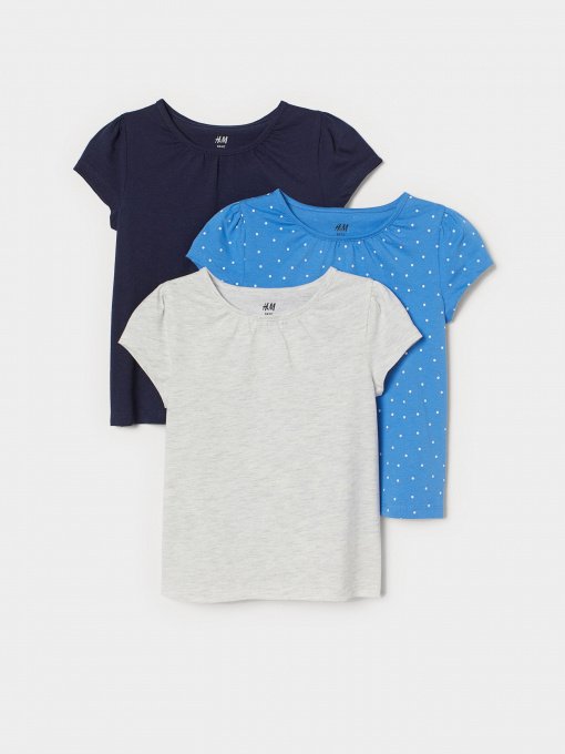 Футболки і поло H&M модель 0812911_т.синій Фото