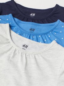 Футболки і поло H&M модель 0812911_т.синій Фото