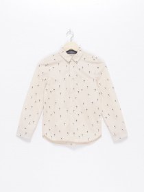 Рубашки H&M модель 0813060_с.бежевий комб. Фото