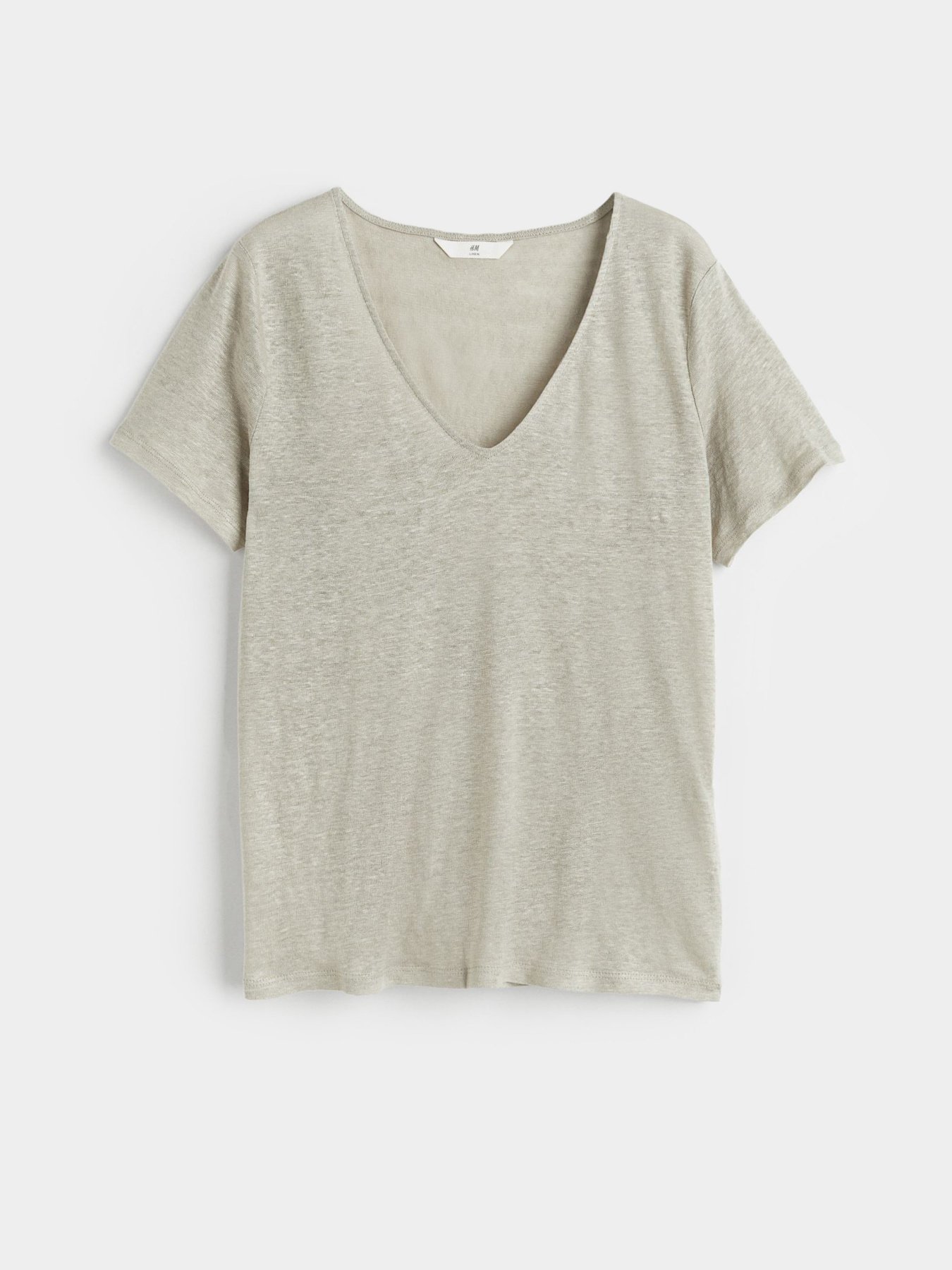Футболки и поло H&M модель 0824764_с.бежевий Фото