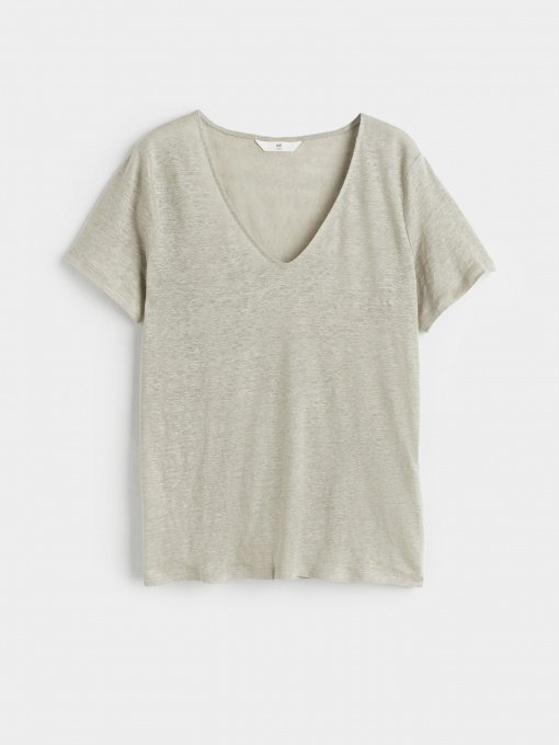 Футболки и поло H&M модель 0824764_с.бежевий Фото