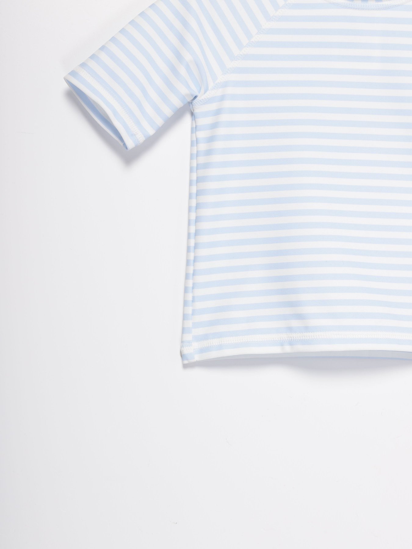 Футболки и поло H&M модель 0840198_білий з блакитним Футболки и поло H&M модель 0840198_білий з блакитним Фото