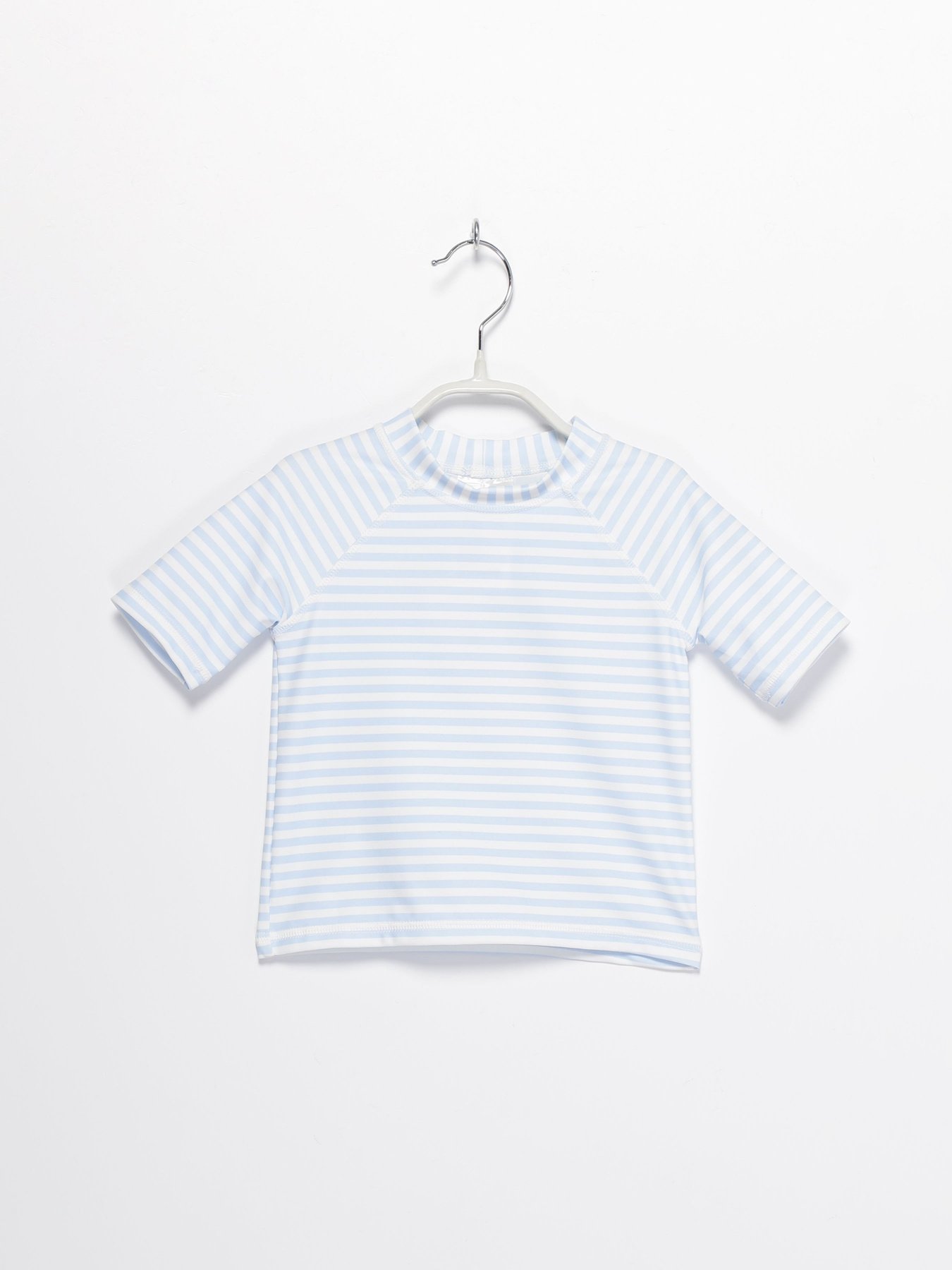 Футболки и поло H&M модель 0840198_білий з блакитним Футболки и поло H&M модель 0840198_білий з блакитним Фото