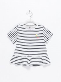 Футболки і поло H&M модель 0855798_білий комб. Фото