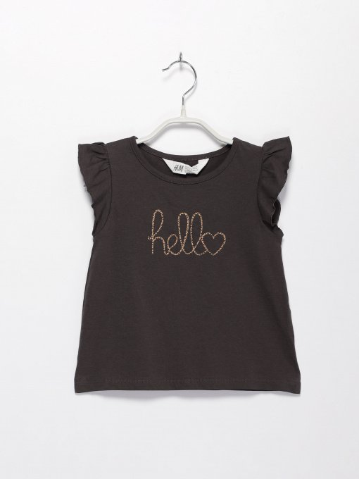 Футболки і поло H&M модель 0856994_т.сірий комб. Фото