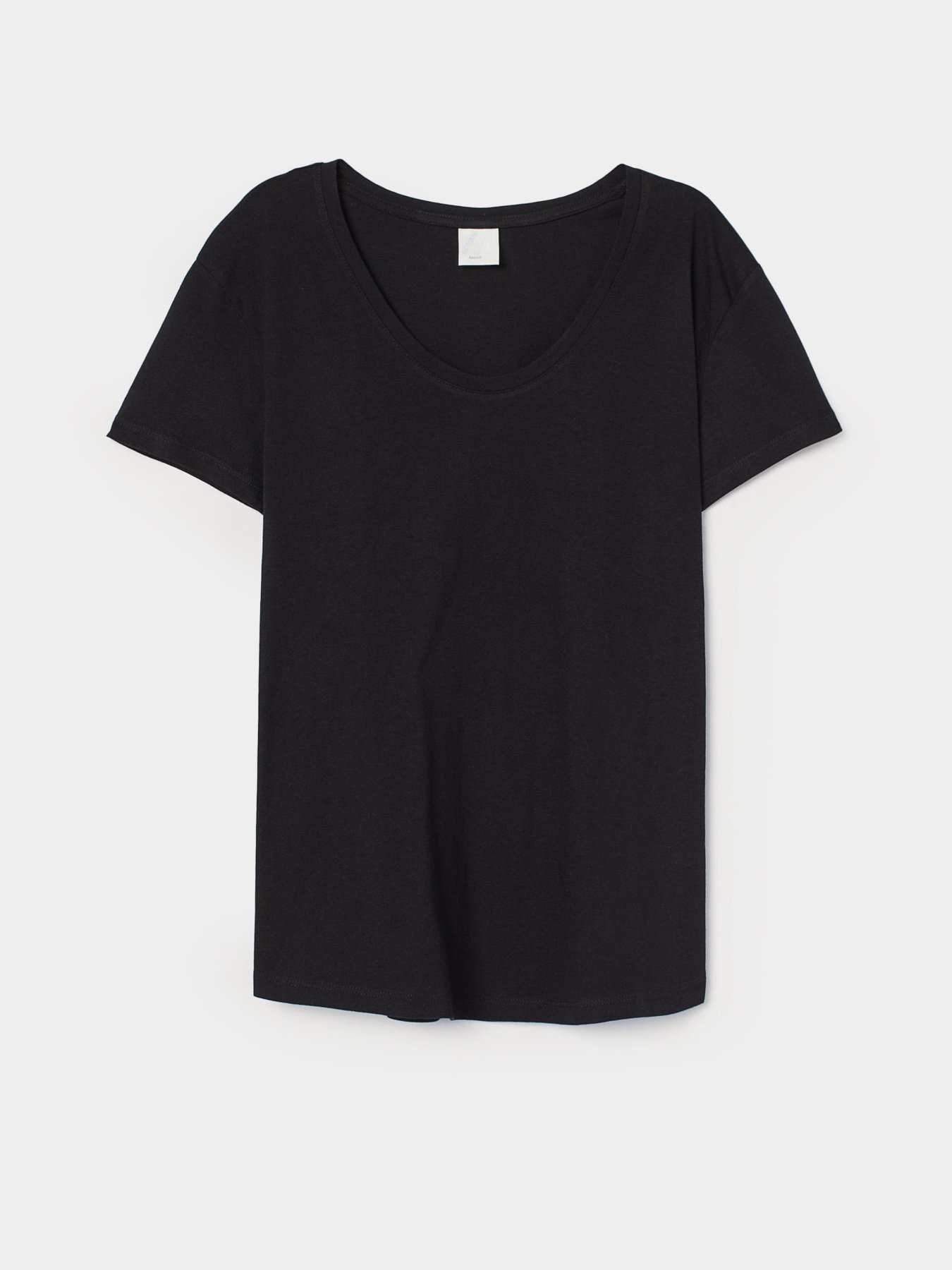 Футболки і поло H&M модель 0865076_чорний Фото