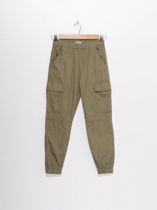 Брюки H&M модель 0866265_хакі Фото