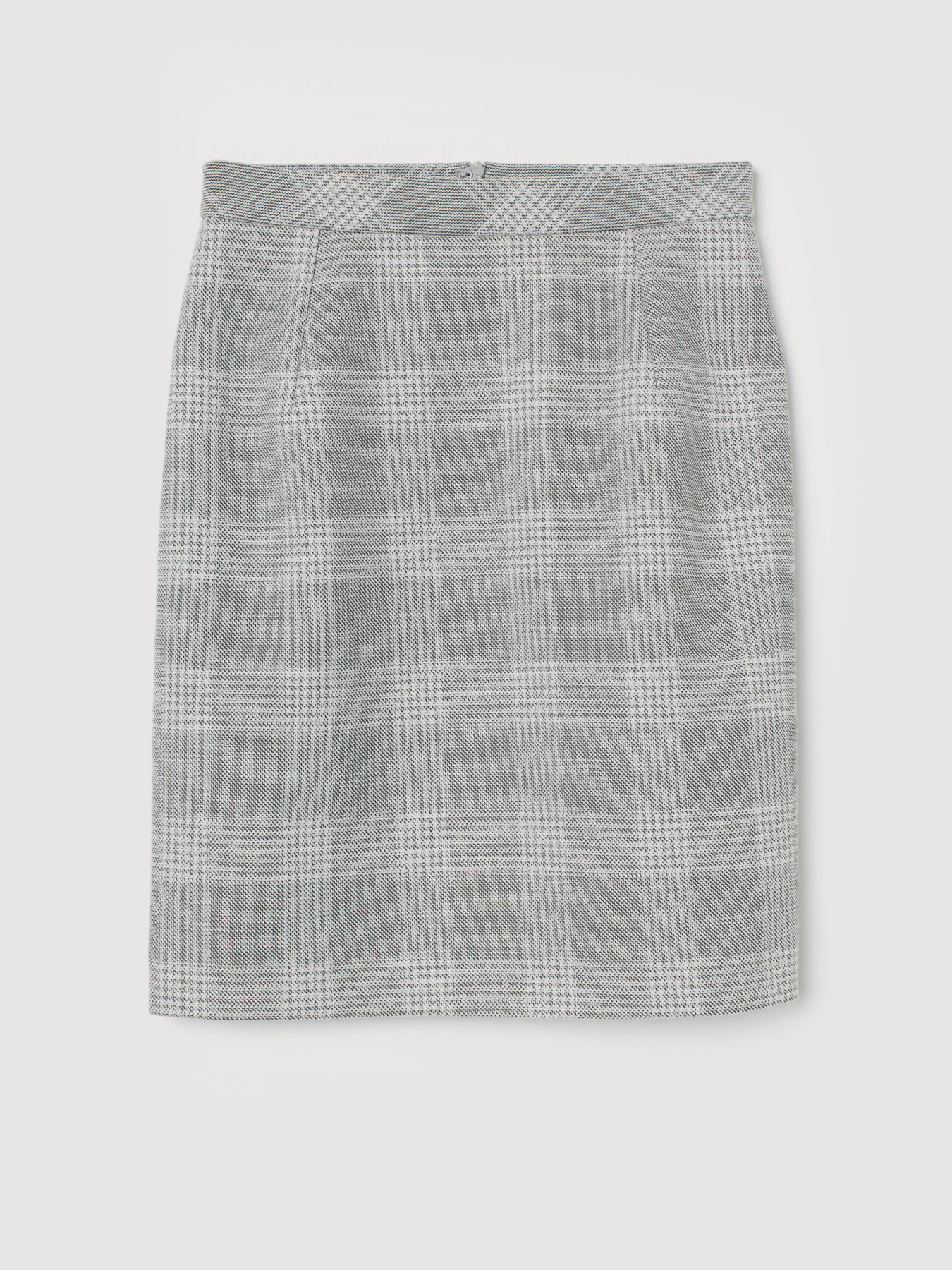 Спідниці H&M модель 0821508_сірий комб. Спідниці H&M модель 0821508_сірий комб. Фото