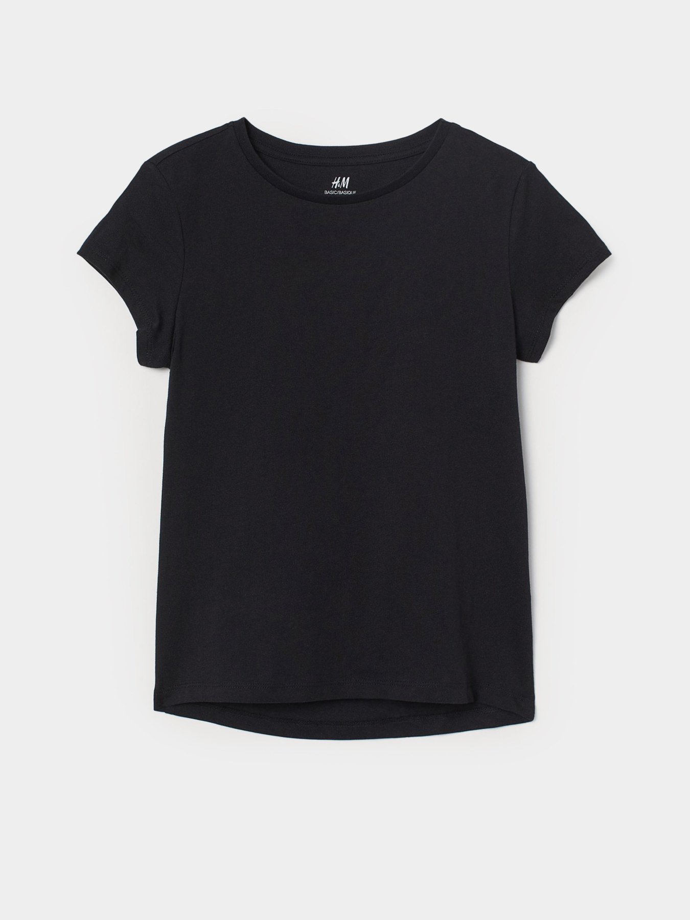 Футболки і поло H&M модель 0890734_чорний Футболки і поло H&M модель 0890734_чорний Фото