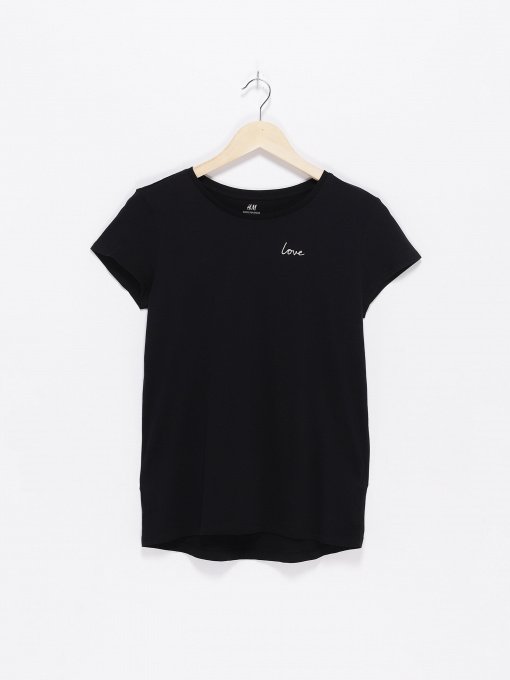 Футболки и поло H&M модель 08907341_чорний Фото