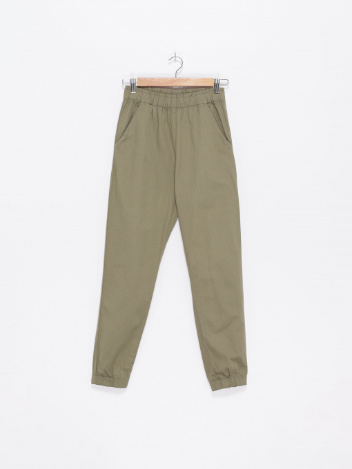 Брюки H&M модель 09550561_хакі Фото