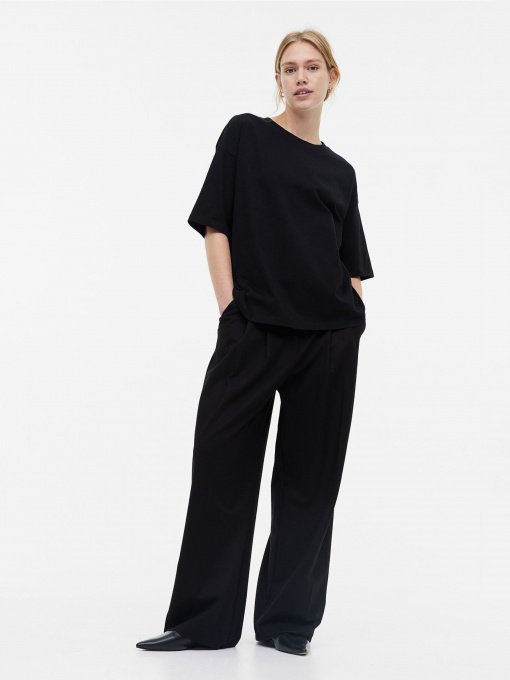 Футболки і поло H&M модель 0972246_чорний Фото