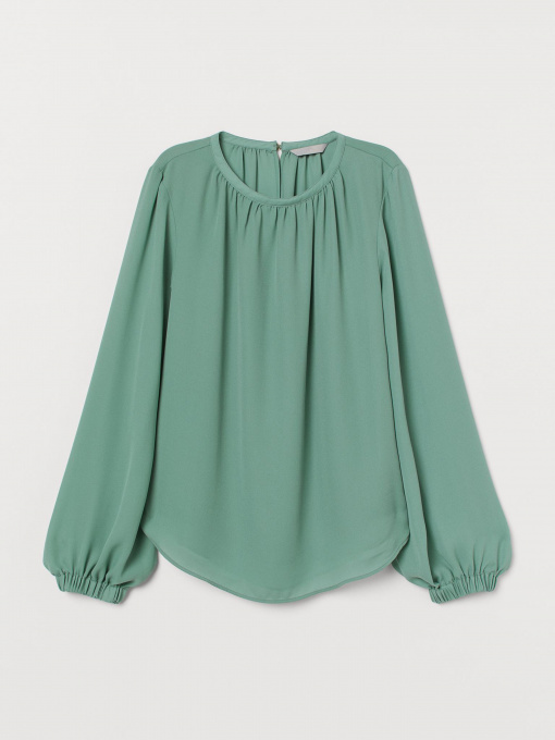 Рубашки H&M модель 0854247_оливковий Фото