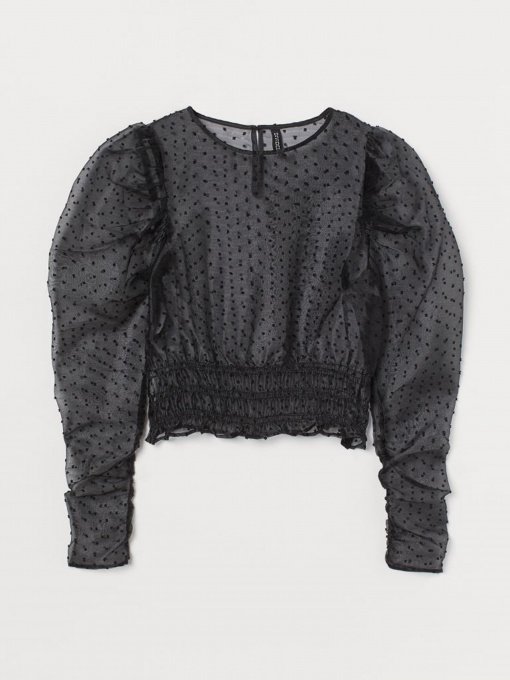 Рубашки H&M модель 0888455_чорний Фото