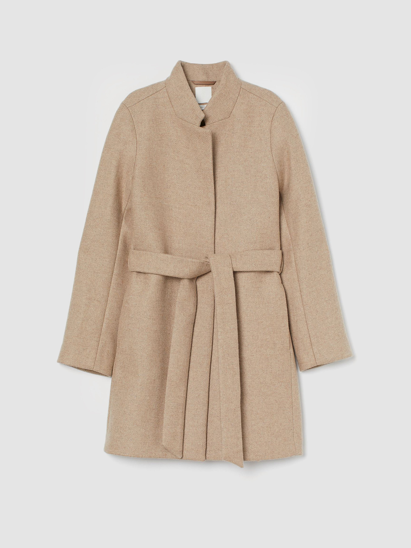 Пальто и плащи H&M модель 0918944_бежевий Пальто и плащи H&M модель 0918944_бежевий Фото