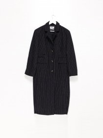 Пальто и плащи H&M модель 0921427_т.синій з білим Фото