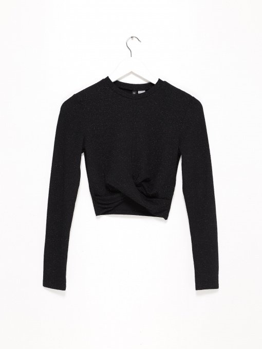 Худи и свитшоты H&M модель 0930478_чорний комб. Фото