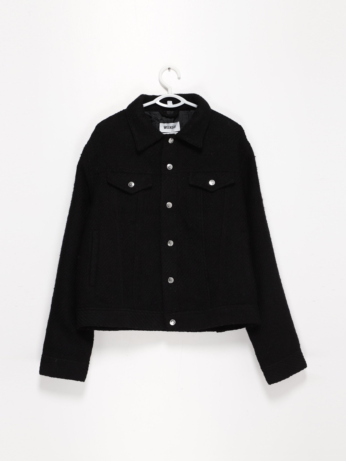 Куртки та дублянки H&M модель 0930983_чорний Куртки та дублянки H&M модель 0930983_чорний Фото
