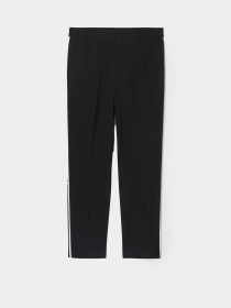 Брюки H&M модель 0942609_чорний з білим Фото