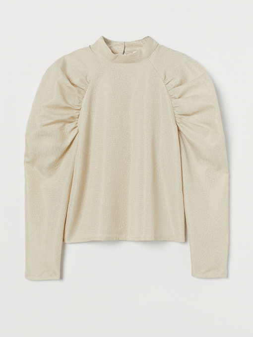 Рубашки H&M модель 0942643_с.бежевий Фото