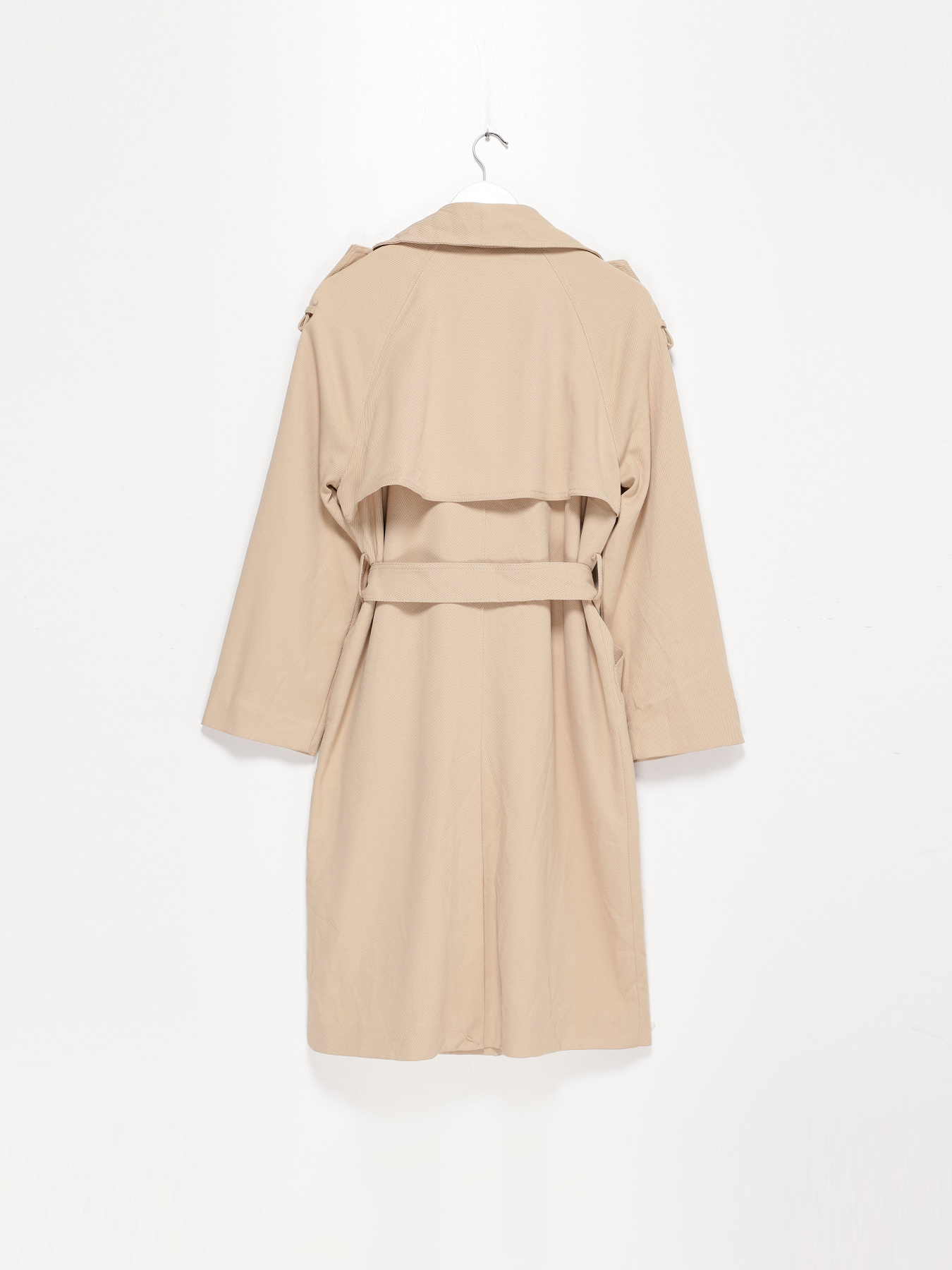 Пальта та плащі H&M модель 0944707_бежевий Пальта та плащі H&M модель 0944707_бежевий Фото