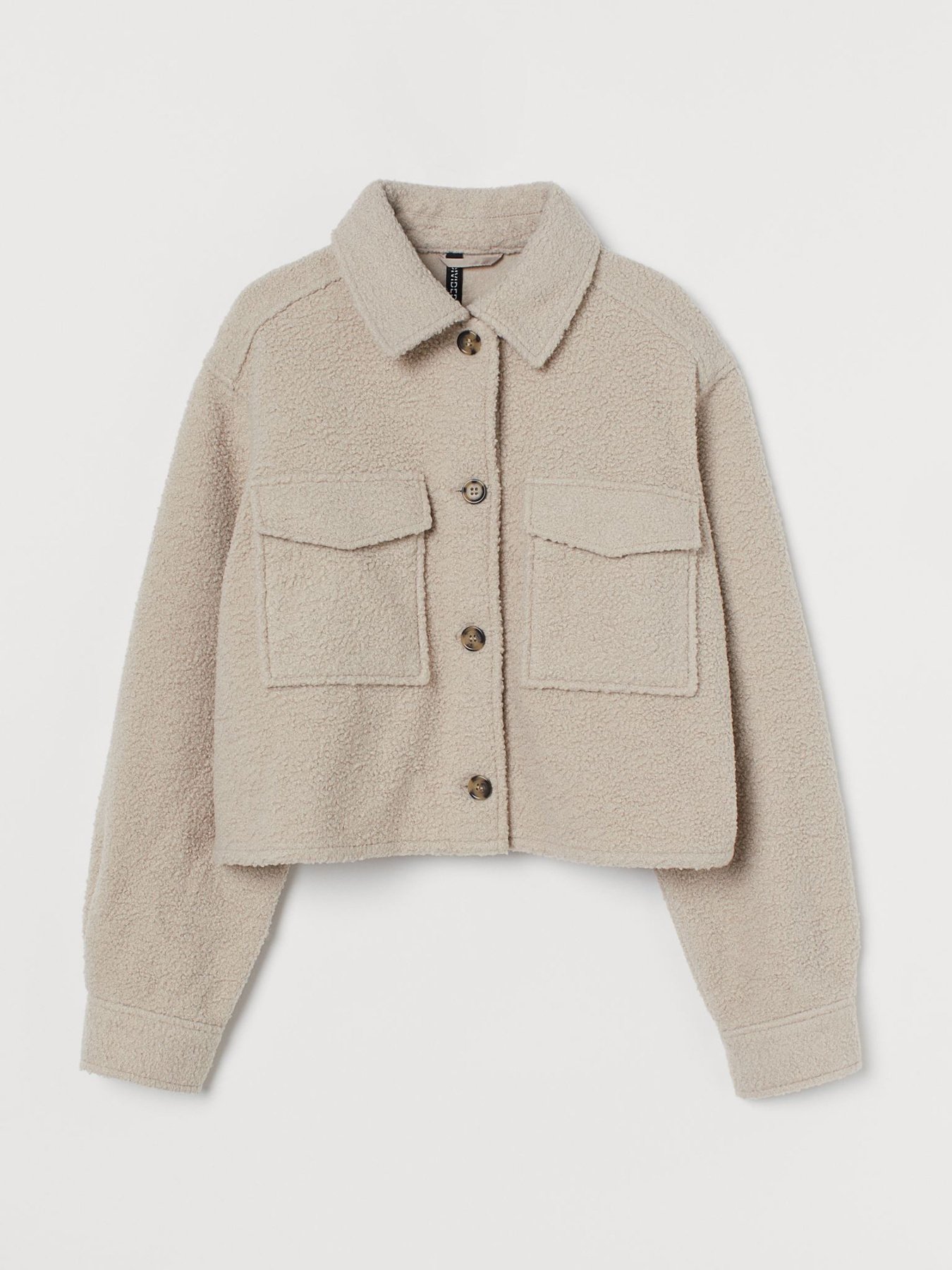 Куртки та дублянки H&M модель 0966502_бежевий Куртки та дублянки H&M модель 0966502_бежевий Фото