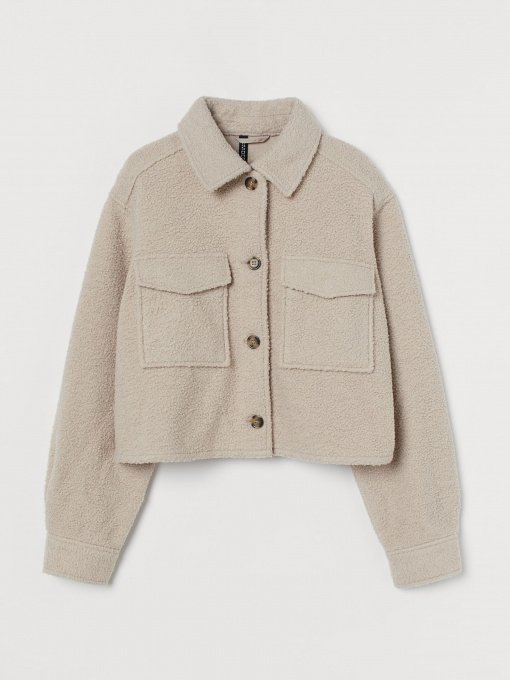 Куртки та дублянки H&M модель 0966502_бежевий Фото