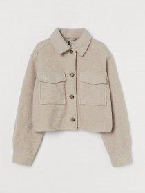 Куртки та дублянки H&M модель 0966502_бежевий Фото
