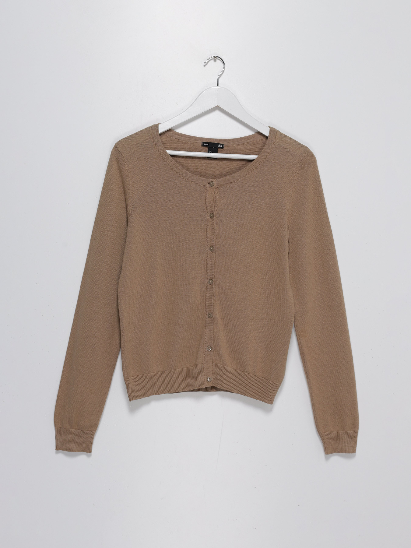 Свитры и кардиганы H&M модель 0227688_т.бежевий Фото