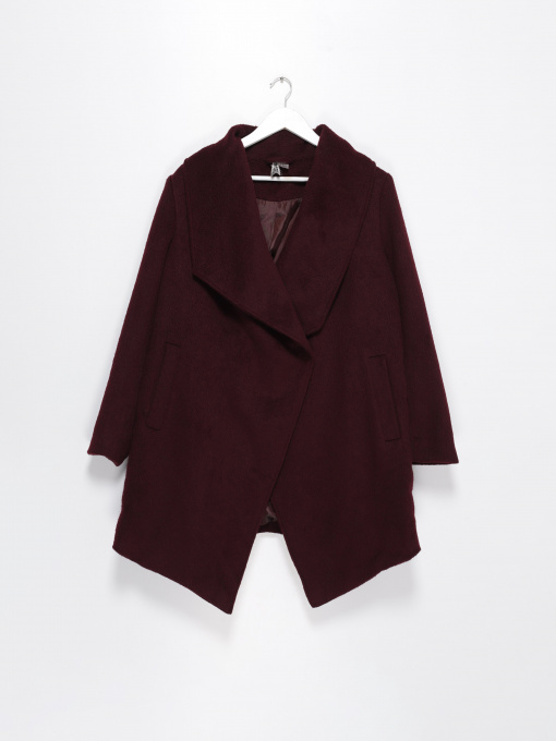 Пальто и плащи H&M модель 0300908_бордовий Фото