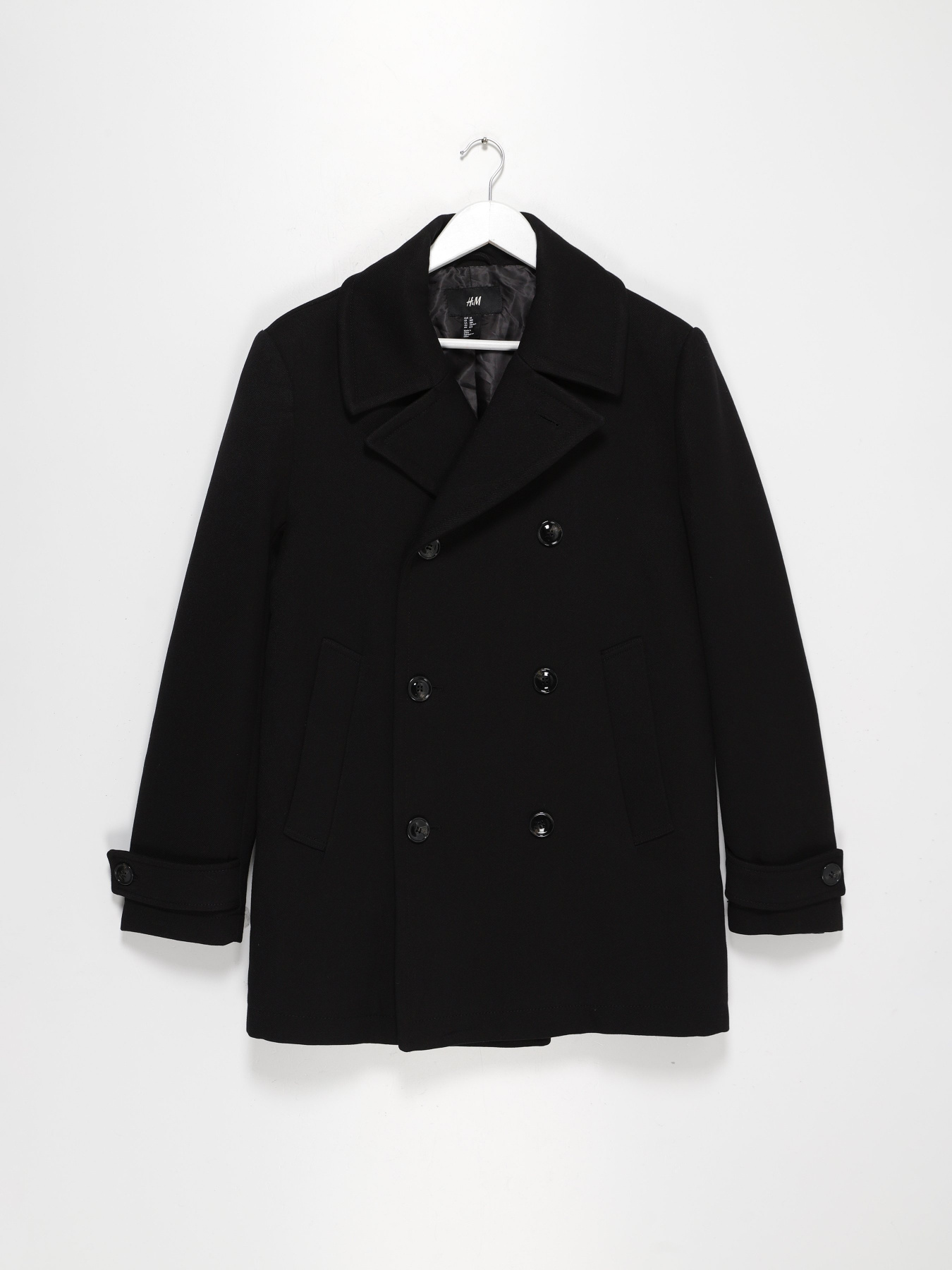 Пальто и плащи H&M модель 0303407_чорний Фото