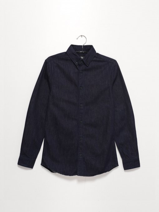 Сорочки H&M модель 0354598_т.синій Фото