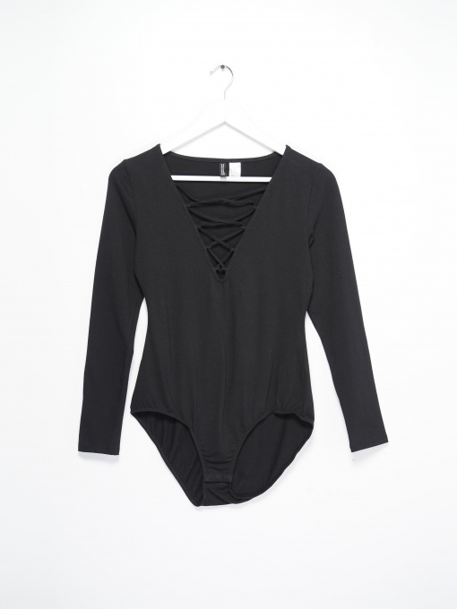 Боди и корсеты H&M модель 0362985_чорний Фото