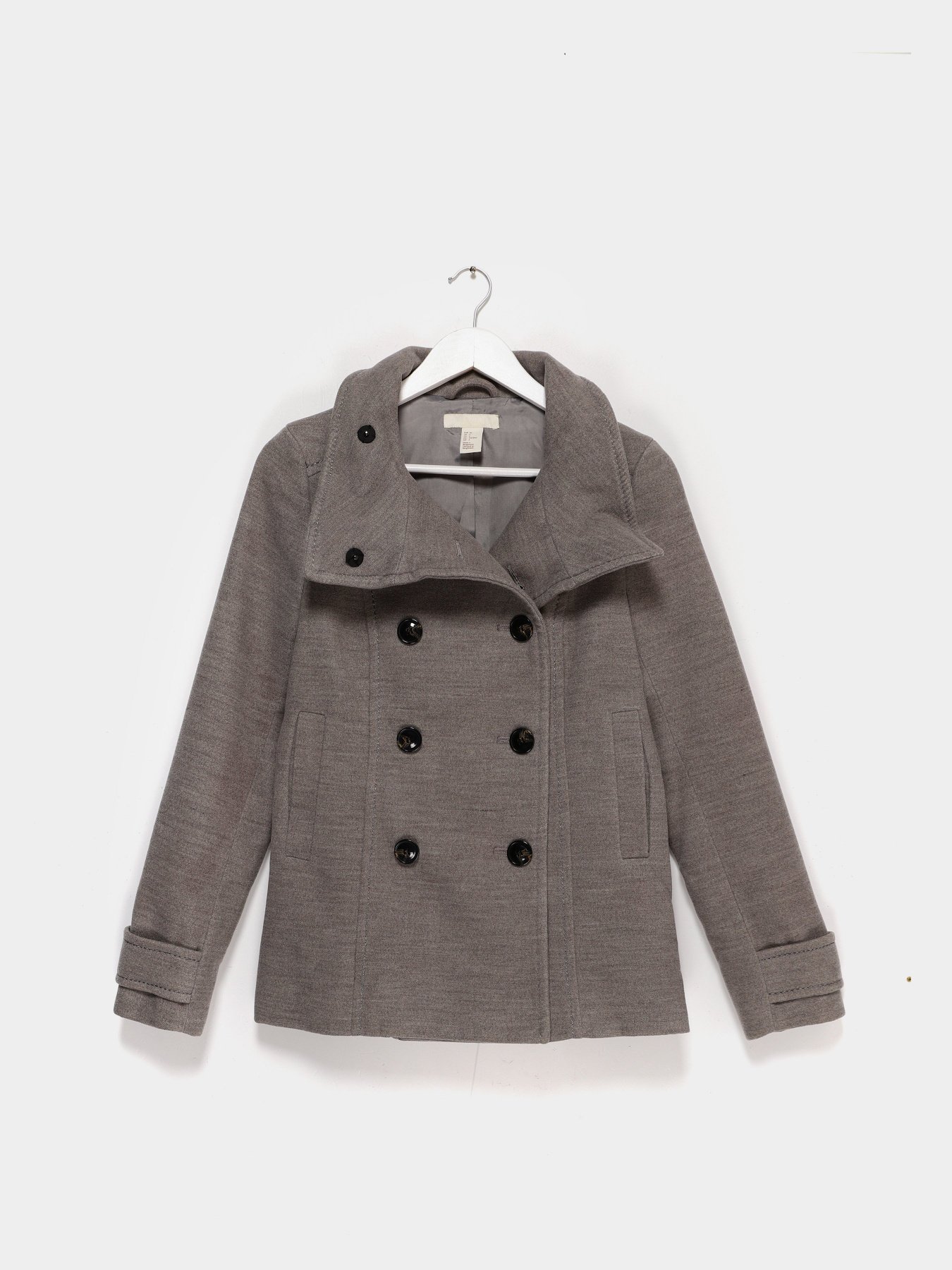 Пальто и плащи H&M модель 0390162_сірий Пальто и плащи H&M модель 0390162_сірий Фото
