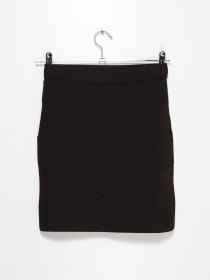 Юбки H&M модель 0393108_чорний Фото