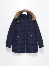 Куртки та дублянки H&M модель 0393993_т.синій Фото