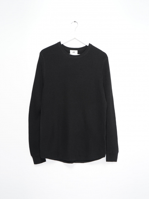Свитры и кардиганы H&M модель 0411750_чорний Фото