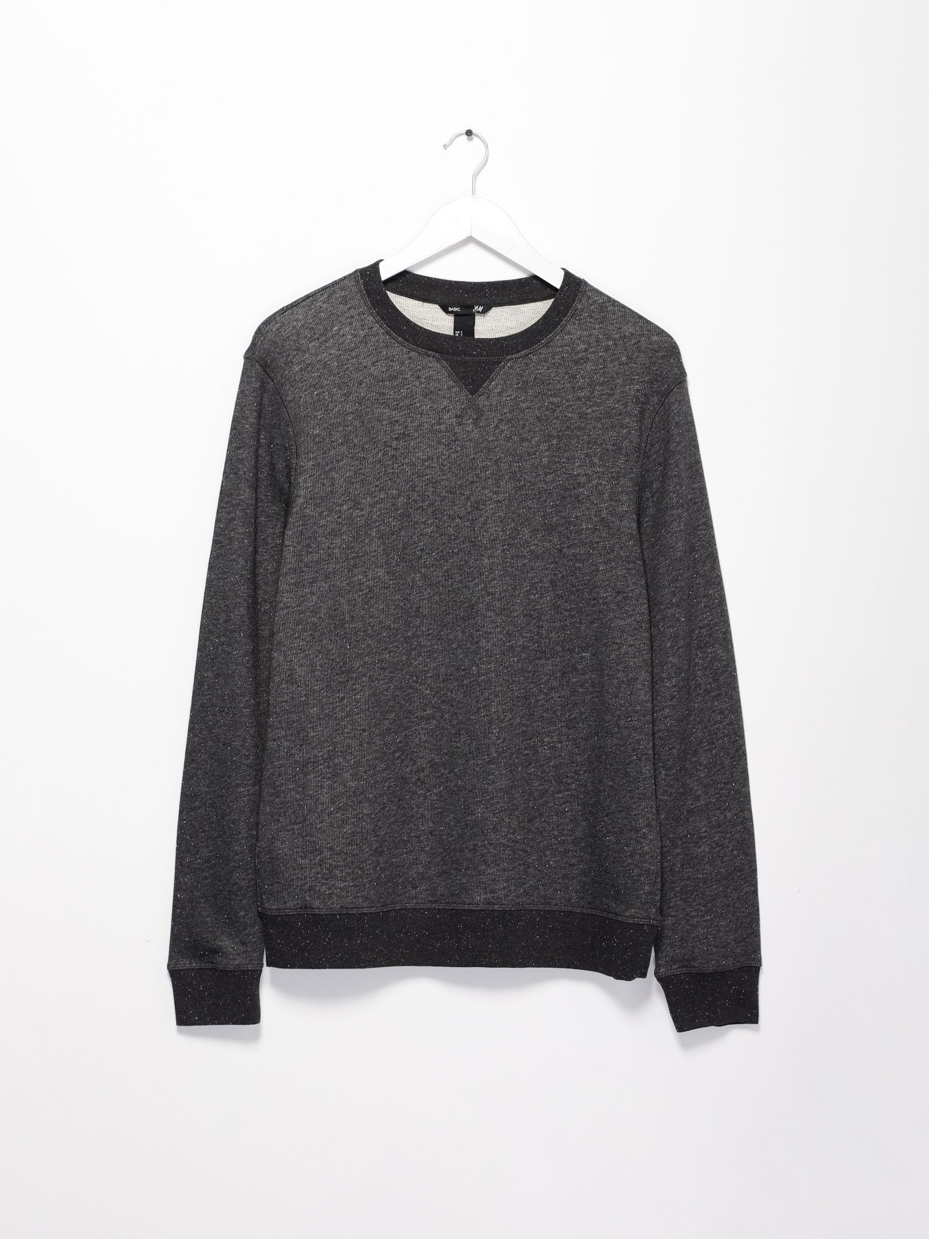 Худи и свитшоты H&M модель 0412891_т.сірий комб. Фото