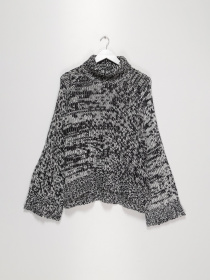 Свитры и кардиганы H&M модель 0419448_чорний з білим Фото