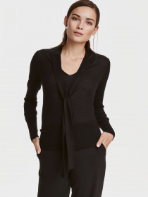 Свитры и кардиганы H&M модель 0409189_чорний Фото