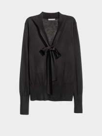 Свитры и кардиганы H&M модель 0409189_чорний Фото